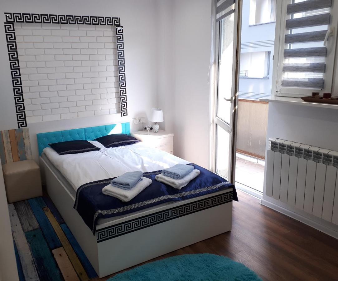 Apartamenty Centrum Mala Dwojeczka Blekitna Panoramiczna Balkonem Promenada Kielce Esterno foto